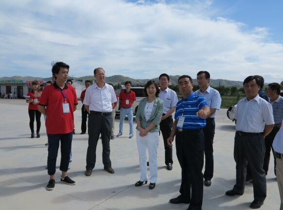 王颖玲副厅长一行考察平凉新阳光电商树模基地  - 集团动态 - 新疆大湾房产（集团）有限公司